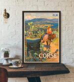 poster vintage ajaccio