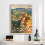 poster vintage ajaccio