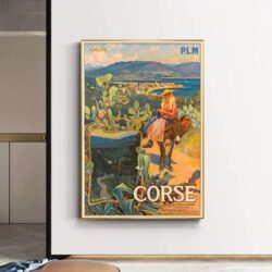 poster vintage ajaccio