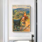 poster vintage ajaccio