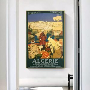 poster vintage algeria 1