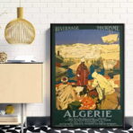 poster vintage algeria 1