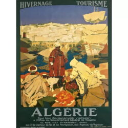 poster vintage algeria 1