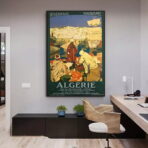 poster vintage algeria 1
