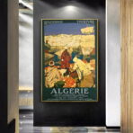 poster vintage algeria 1