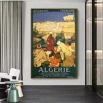 poster vintage algeria 1