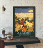 poster vintage algeria 1