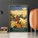 poster vintage algeria 1