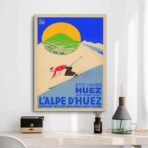 poster vintage alpe dhuez 1
