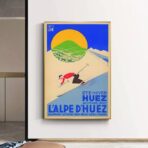 poster vintage alpe dhuez 1