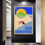 poster vintage alpe dhuez 1