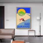 poster vintage alpe dhuez 1