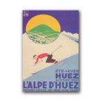 poster vintage alpe dhuez