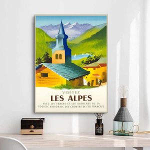 poster vintage alpi