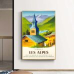 poster vintage alpi