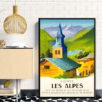 poster vintage alpi