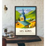 poster vintage alpi