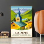 poster vintage alpi