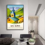 poster vintage alpi