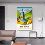 poster vintage alpi