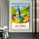 poster vintage alpi