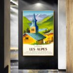 poster vintage alpi