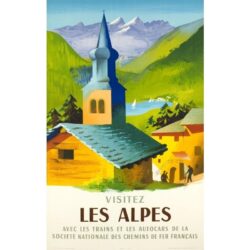 poster vintage alpi