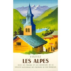 poster vintage alpi
