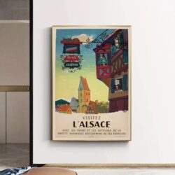 poster vintage dellalsazia