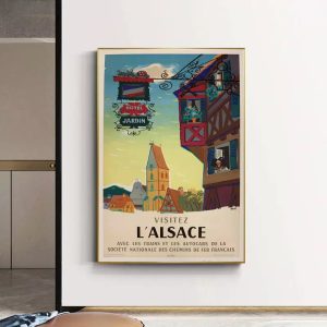 poster vintage dellalsazia