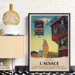 poster vintage dellalsazia
