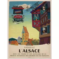 poster vintage dellalsazia