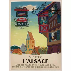 poster vintage dellalsazia