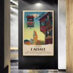poster vintage dellalsazia
