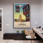 poster vintage dellalsazia