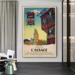 poster vintage dellalsazia