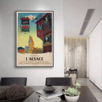 poster vintage dellalsazia