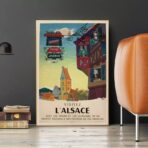poster vintage dellalsazia
