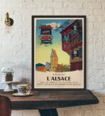 poster vintage dellalsazia