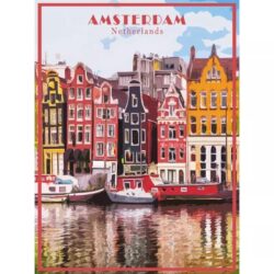 poster vintage di amsterdam