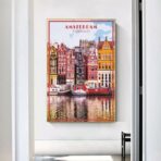 poster vintage di amsterdam