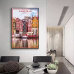 poster vintage di amsterdam