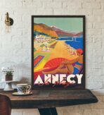poster vintage annecy
