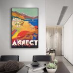 poster vintage annecy