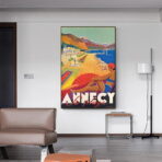 poster vintage annecy