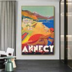 poster vintage annecy