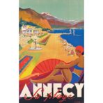 poster vintage annecy