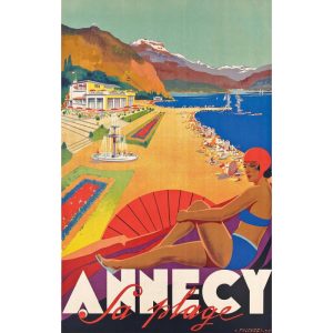 poster vintage annecy