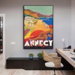 poster vintage annecy