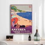 poster vintage antibes